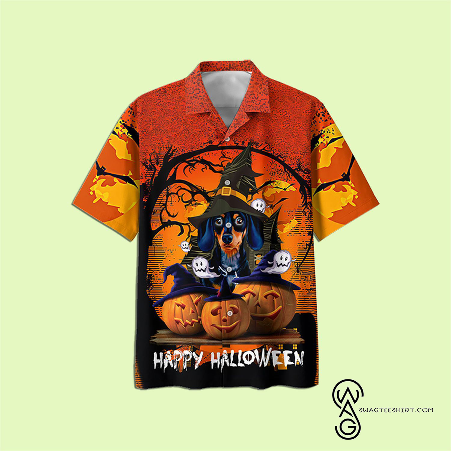 [Top Trending] Horror Characters Movie Trick Or Treat Halloween Casual Beach Full Printing Hawaiian Shirt